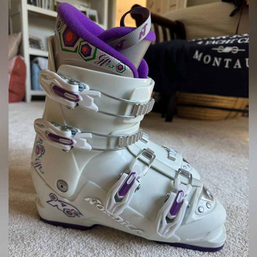 Nordica Women's Ski Boots - White and Purple